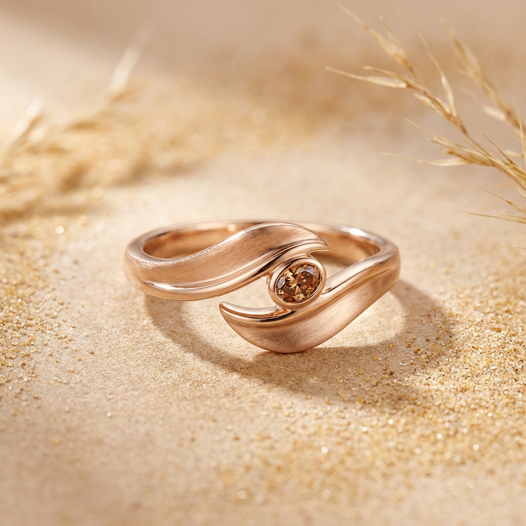 Whispering Sand Dune Ring