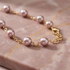 Velvet Dawn Pearl Necklace